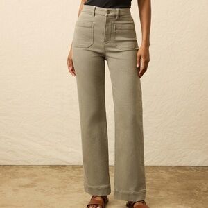 Faherty Coastal Sage Terry Patch Pocket Pant